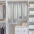 Hanging Garment Bags for Closet Storage Large Hanging Garment Clothes Cover Clothing Storage Bag with Magic Tape and Zipper Translucent Closet Clo...