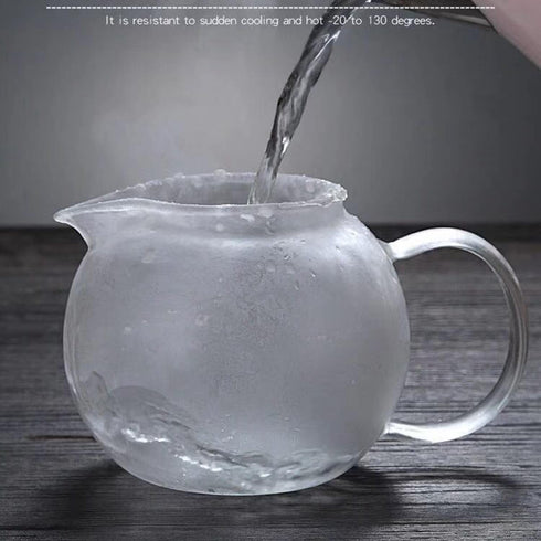 Glass Teapot with Removable Infuser Stovetop & Microwave Safe Borosilicate Clear Glass Teapot (22OZ)...
