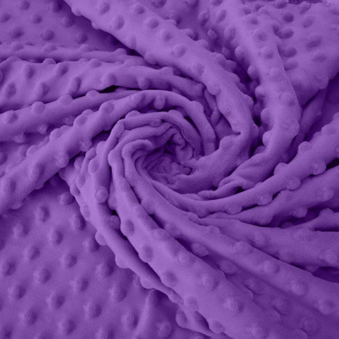 Pro Goleem Baby Soft Minky Dot Blanket with Silky Satin Backing Baby Gifts for Boys and Girls (Purple, 30’’ x 40’’)...