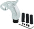 Grip Handle Shifter Handle Knob Heavy Resin Car Gear Shifter Lever Stick for Most Manual Automotive Vehicles (Silver)...