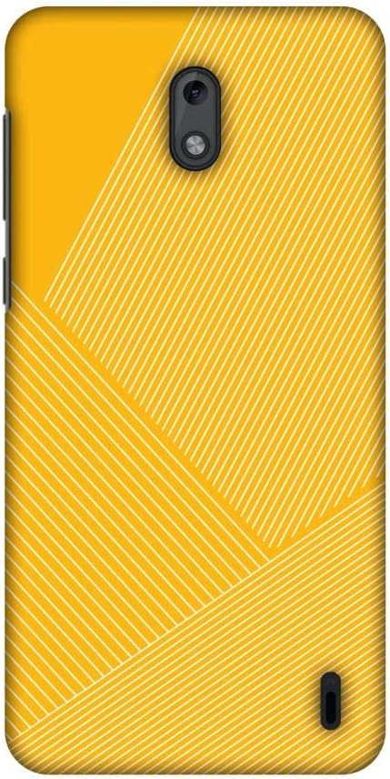 AMZER Slim Fit Handcrafted Designer Printed Snap On Hard Shell Case Back Cover with Screen Cleaning Kit Skin for Nokia 2 - Carbon Fibre Redux Cybe...