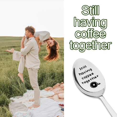 Cute Coffee Espresso Spoon Gifts for Best Friend Birthday Gifts for Coffee Lovers Going Moving Away Gift for Girlfriend Anniversary Valentines Day...