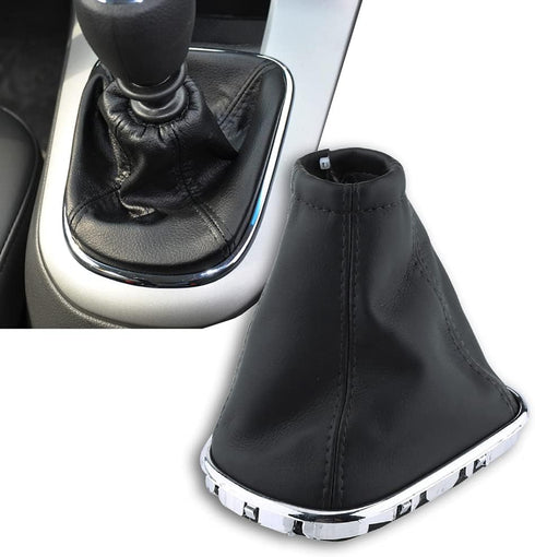 Qiilu Shift Boot for Cruze 2008-2012 Gear Shift Gaiter Boot PU Leather Shift Knob Shifter Boot Cover Gear Shift Knob Boot Dust Cover...