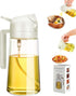 Oil Dispenser Sprayer Bottle for Kitchen, 2 In 1 Olive Oil Dispenser Bottle for Cooking, 16oz/470ml Glass Oil Bottle, Oil Sprayer for Cooking, Kit...