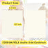 Cream Card Stock Craft Paper, 230gsm Cream Paper for Cricut Machine, Invitations Print, Card Making, Scrapbook and DIY Crafts...