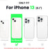 ORNARTO Compatible with iPhone 13 Case 6.1, Slim Liquid Silicone 3 Layers Full Covered Soft Gel Rubber Case Cover 6.1 inch-Orange...