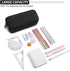 Della Gao Pencil Case Large Capacity Pencil Pouch Aesthetic Pencil Box for Office Stationery Organizer, Simple Sturdy Multifunctional Pencil Bag f...
