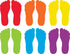 Spot On Floor Markers: Footprints - 7" (TCR77536)...