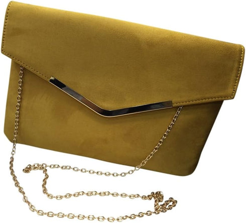 Envelope Foldover Casual Evening Clutch Bag...