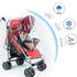 Siticoto Universal Stroller Rain Cover, Water Proof Baby Travel Stroller Weather Shield Accessory Protect from Rain Wind Snow Dust Insects Ventila...