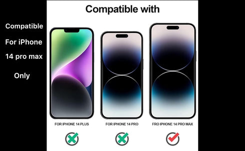 Tempered Glass Screen Protector for apple iPhone 14 Pro Max phone, 6.7 Inch 2 pack, 1pc Camera Lens Protector, 9H Hardness, anti-scratch, Bubble F...