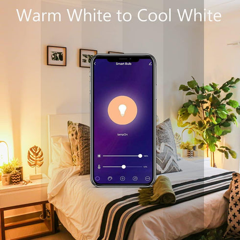 DOGAIN Small Smart Light Bulbs E26 Base A15 RGB Color Changing Light Bulb Compatiple with Alexa Google Home, WiFi LED Light Bulb Dimmable 500LM 40...