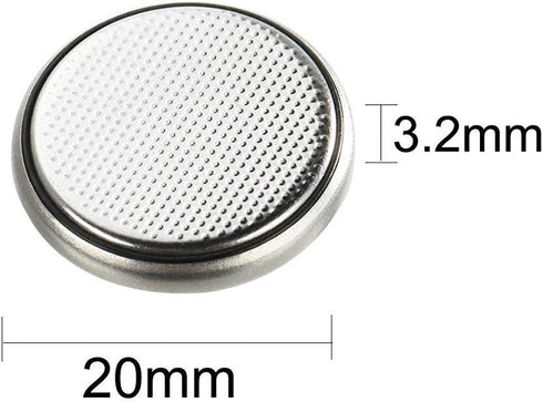 100Packs CR2032 Lithium Battery 3V cr2032 Coin Cell 230mAh Bulk...