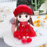 HWD Kawaii Stuffed Soft Flower Girl Plush Toy Doll Girls Gift, 18 Inch (Red)...