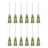 uxcell 20 Pcs 14G Plastic Dispensing Needles, 1" PP Glue Needle Tube Blunt Luer Lock Tips with PP Flexible Needle for Liquid Glue Gun, Olive...