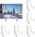 Hipiwe 6 Packs Acrylic Plate Stand Flat Back Easel Clear Acrylic Display Easel for Plate Table Card Holder for Wedding Birthday Home Decoration(3"...