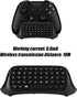 FOSA Keyboard, Chatpad Message Mini Game Keyboard 2.4G Receiver Keypad Chat Keyboard with Audio/Headset Jack for Game Controller Gamepad...
