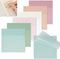 EOOUT Transparent Sticky Notes, 6 Pads 3x3 Inch, 6 Colors Pastel Clear Self-Adhesive Waterproof Translucent Sticky Notes, 300 Sheets, for Bible Ta...