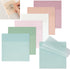 EOOUT Transparent Sticky Notes, 6 Pads 3x3 Inch, 6 Colors Pastel Clear Self-Adhesive Waterproof Translucent Sticky Notes, 300 Sheets, for Bible Ta...