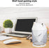 Wolf - Head Aesthetic Air Humidifier – Durable ABS, Dust Dispersion, Decorative Design for Home and Gamers(black)...