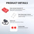 4 Pcs 6-10 Gauge Anderson Connector Plug 50A 12-36V Battery Quick Connector Red Battery Quick Disconnect Wire Harness Plug Kit for Winch Car Auto ...