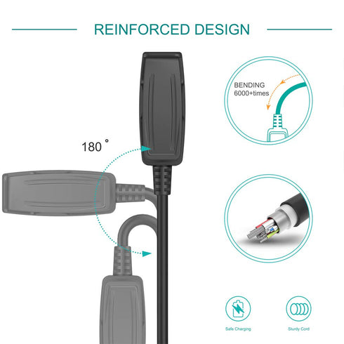 TUSITA Charger Compatible with Garmin Forerunner 35 35J 230 235 630 645 Music 735XT, Approach G10 S20, Vivomove HR, ForeAthlete 35J, Lily - USB Ch...