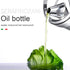 Oil Can Stainless Steel Olive Oil Dispensers Bottle, 550ML Oil Dispenser Pot Leak Proof Oil Salad Storage Oil Bottles Oil Container with Lid for K...