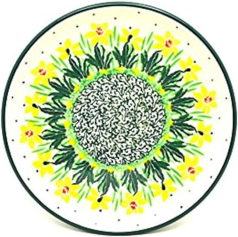 Polish Pottery Plate - Bread & Butter (6 1/4") - Daffodil...