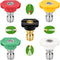 Pressure Washer Nozzle Tips, 4500 PSI Power Washer Tips Set, 4.0 GPM Multiple Degrees Spray Nozzle with 1/4inch Quick Connect, Great for Car Washi...
