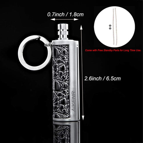Permanent Match, Keychain Flint Metal Matchstick Fire Starter, Waterproof Emergency Flint Fire Starter for Outdoor Camping Survival,Great Gift...