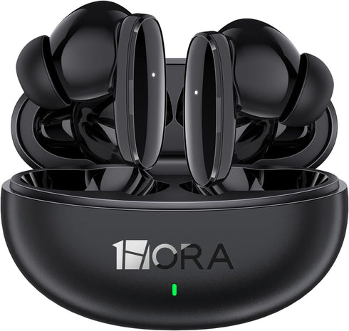 1 Hora Wireless Earphones Bluetooth 5.3, in-Ear Headphones with Charging case, Built-in mic Wireless Earbuds Compatible with iPhone, Android Smart...