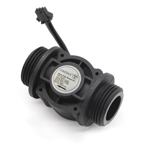1" Water Flow Sensor Food-Grade Switch Hall Effect Flowmeter Fluid Meter Counter 1-60L/min...