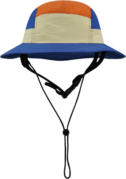 CLAPE Surf Bucket Hat with Strap Waterproof Sun UPF 50+ Bucket Hat Packable Brimmed Boonie for Women Men...