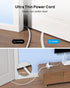 TROND Flat Extension Cord 15ft | Flat Plug Power Strip | 3 Prong Grounded 3 Outlet | 1625W | 13A | 16 Gauge | Lowe Profile Long Power Cord | for I...