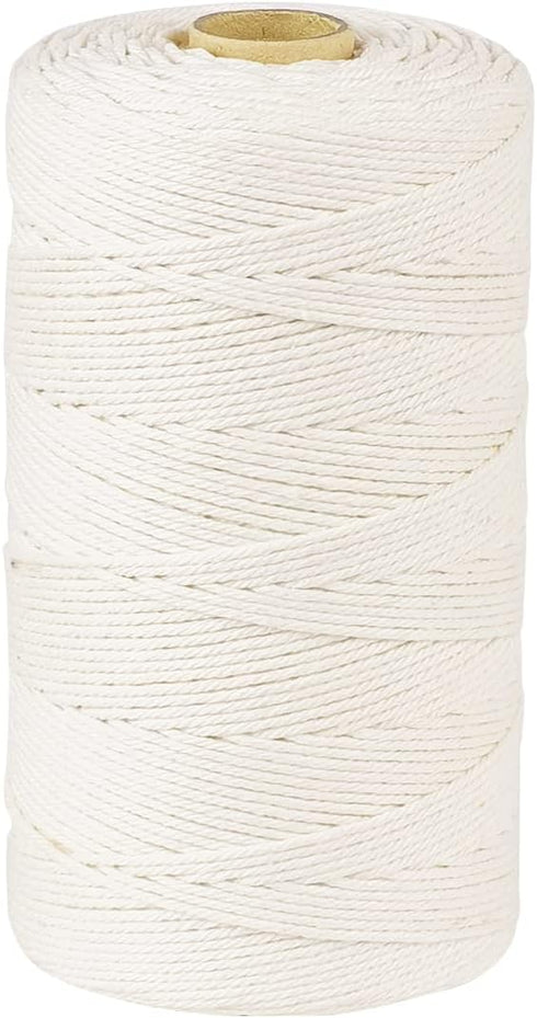 PerkHomy Cotton Butchers Twine String 1100 Feet 2mm Twine for Cooking Food Safe Crafts Bakers Kitchen Butcher Meat Turkey Sausage Roasting Gift Wr...
