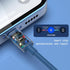 Phone Cable Fast Charging Lightning Cable Phone Cord Compatible with iPhone 14/13/12/11 Pro Max/XS MAX/XR/XS iPad AirPods-Green and Pink and Blue...
