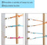 Sexyppl 24Pcs Cross Stitch Side Clips?Cross-Stitch Fabric Holders?High Elasticity Fabric Tension Embroidery clamp?Adjustable Fabric Fastening Clip...