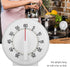 60 Minutes Round Shape Timer, Mechanical Counter Alarm Clock Manual Cooking Ring Timers Home Egg Baking Steaming Convenient Cute Visual Vintage Co...