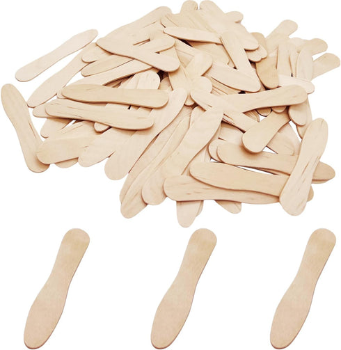300 Pcs 3 Inch Mini Wooden Spoons, Disposable Ice Cream Spoons, Biodegradable Compostable Birchwood...