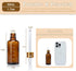50ml Graduated Glass Dropper Bottles, Pack of 3 – Precision Measurement Dispenser for Essential Oils, Lab Use, and Serums...