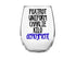 Because Deployment Wine Glass, Deployment Gifts for Wife, Proud Military Wife...