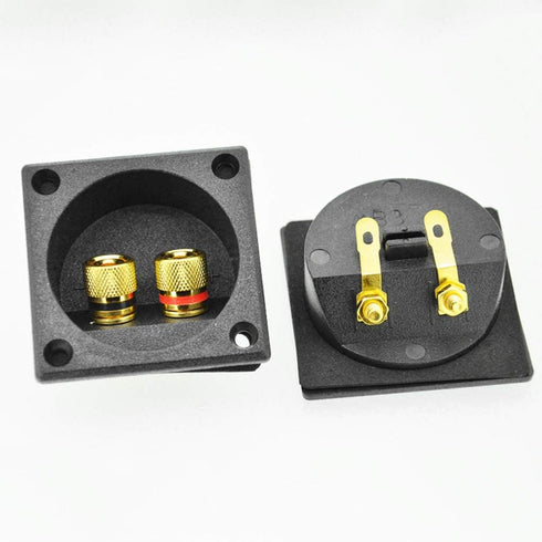 2 Way Speaker Box Terminal Binding Post Cup DIY Home Car Stereo Screw Cup Connectors Subwoofer Plugs...