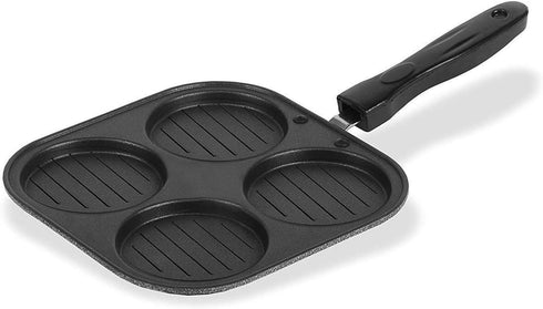 YAD Pancake Pan Burger Round Omelet Fry Pan Egg Cooker Pan Multipurpose Pancake Pan, Multicolor...
