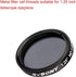 SVBONY SV139 Telescope Filter Moon Filter 1.25 inch 12.5 Percent Transmission Telescope Filter ND8 Neutral Density Filter for Telescope Eyepiece R...
