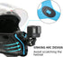 SUREWO Motorcycle Helmet Chin Strap Mount for GoPro Hero 12/11/10/9/8/7/(2018)/6/5 Black,DJI Osmo Action 3/2,Insta360 ONE R,AKASO/Campark/YI and M...