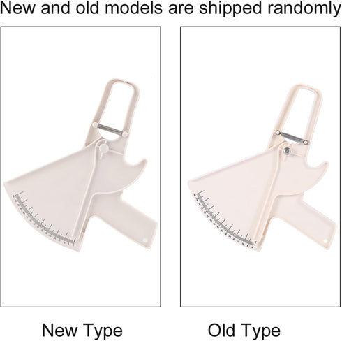 Body Fat Calipers, Skinfold Caliper 0-80MM Fat Measuring Test Slim Skinfold Caliper Fat Measure Tester Handheld BMI Measuring Tool for Men Women M...