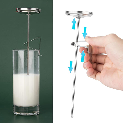 Candy Thermometer Cooking Thermometer with Instant Read Dial Meat Thermometer for Cooking Candy Deep Fry Oven by AikTryee...