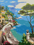 ZRIZQ Paint by Number for Adults Beginners,City Paint by Numbers Kits on Canvas,Street DIY Oil Painting Acrylic Paints for Home Wall Art Decor(12x...