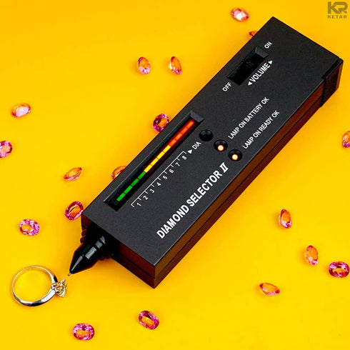 Diamond Tester Professional Pen Tool - KETAR Diamond Rings Jewelry Testing Kit Black Diamond Jewelry Tools Fake Diamonds Gem Tester - Real Diamond...