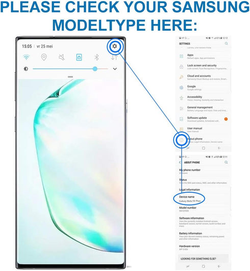 MMOBIEL Loud Speaker Compatible with Samsung Galaxy Note 10 Plus 2019 - Ringer Buzzer Flex Cable Loudspeaker Replacement - Incl. Screwdrivers...